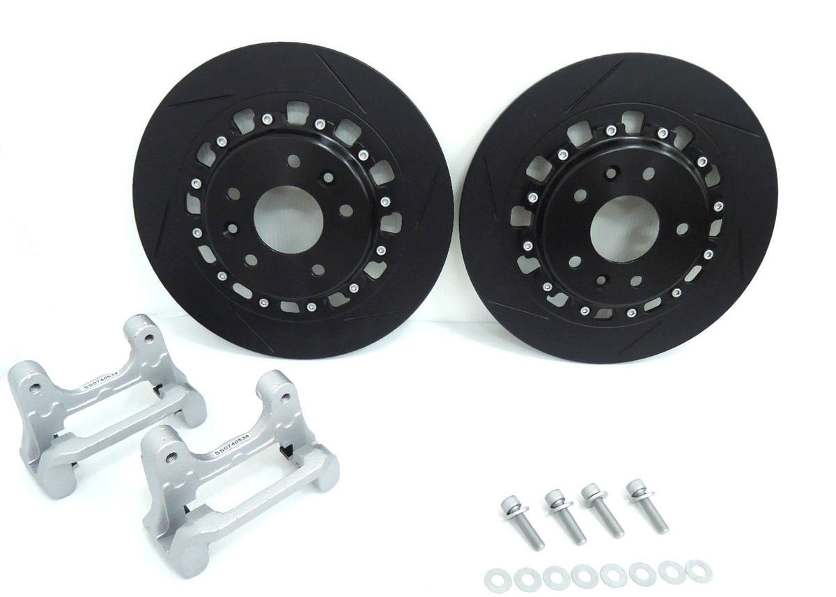 CEIKA 2-Piece Oversized Rear Disc/Rotor Upgrade Kit for Ford Focus 5-door ST-Line Lommel (18~up)
