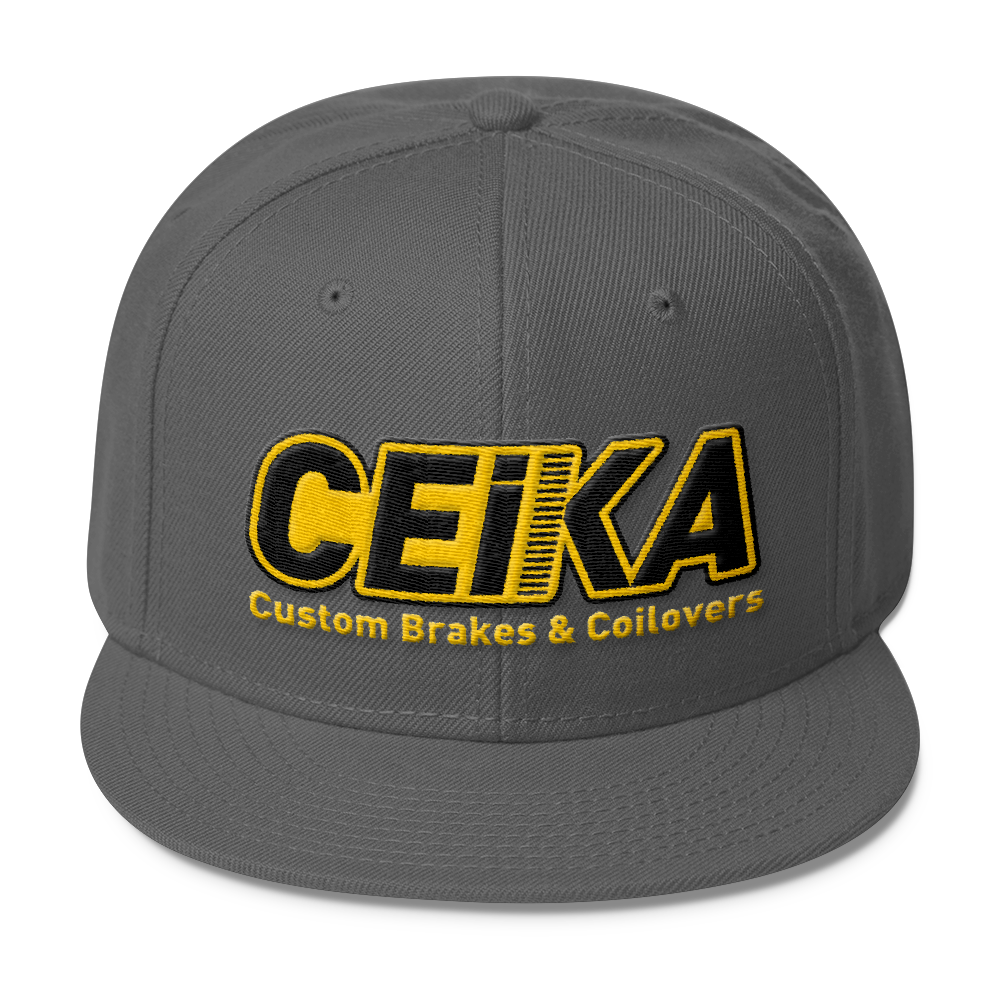 CEIKA by Otto Wool Blend Snapback Gold Logo