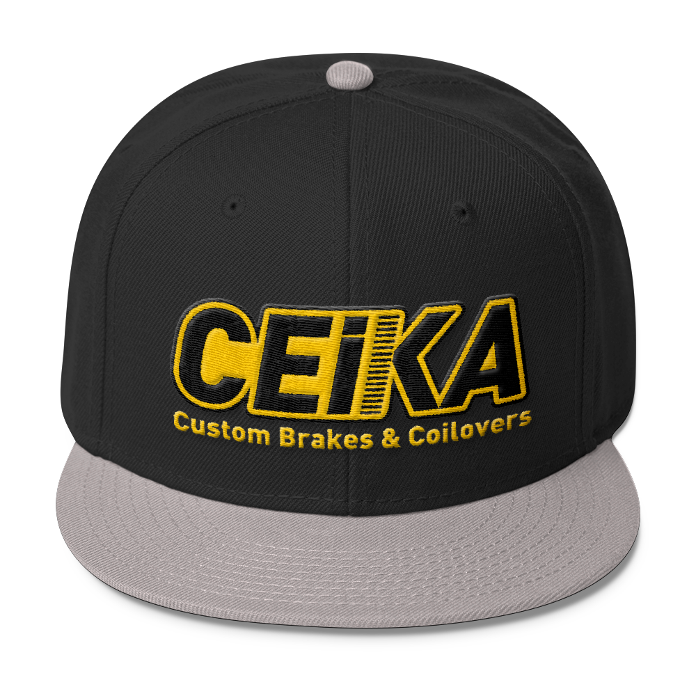 CEIKA by Otto Wool Blend Snapback Gold Logo