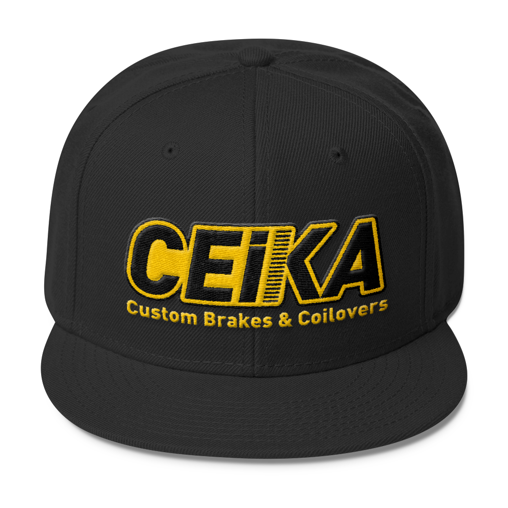 CEIKA by Otto Wool Blend Snapback Gold Logo