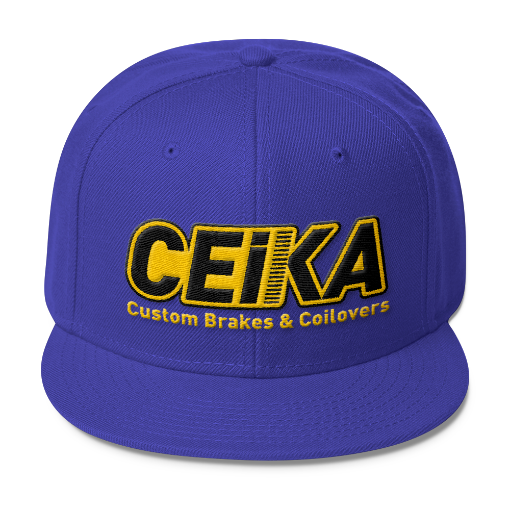 CEIKA by Otto Wool Blend Snapback Gold Logo