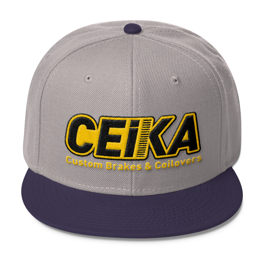 CEIKA by Otto Wool Blend Snapback Gold Logo