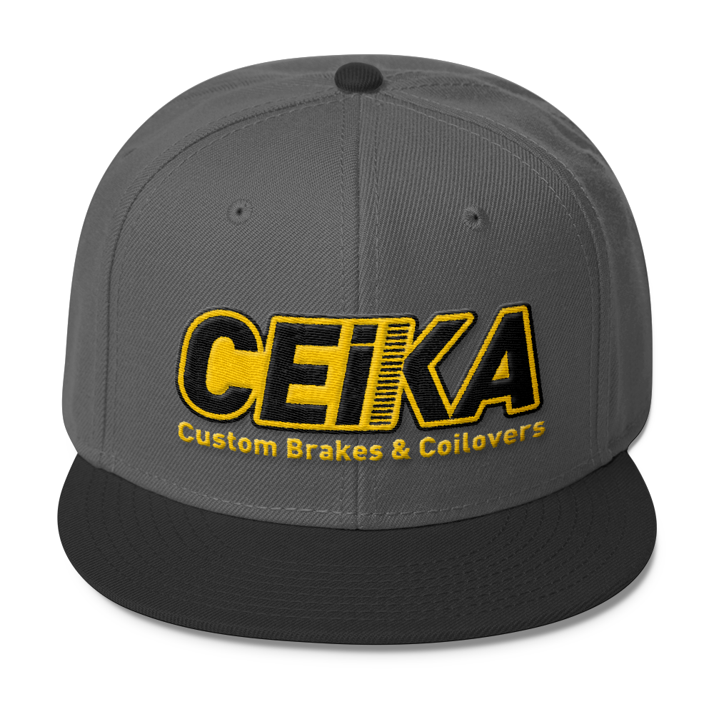 CEIKA by Otto Wool Blend Snapback Gold Logo