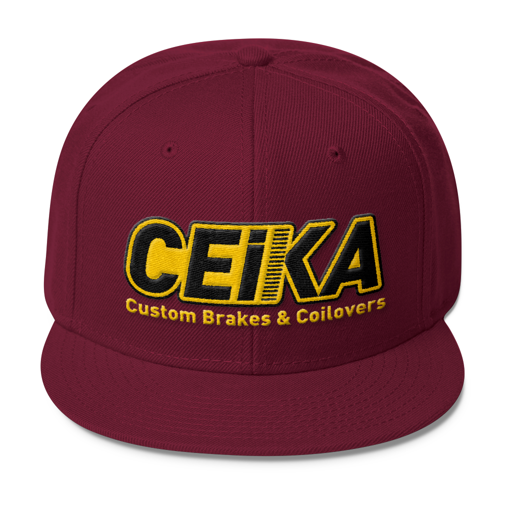 CEIKA by Otto Wool Blend Snapback Gold Logo