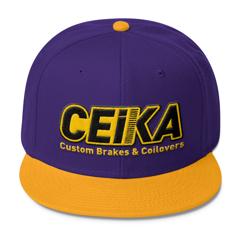 CEIKA by Otto Wool Blend Snapback Gold Logo