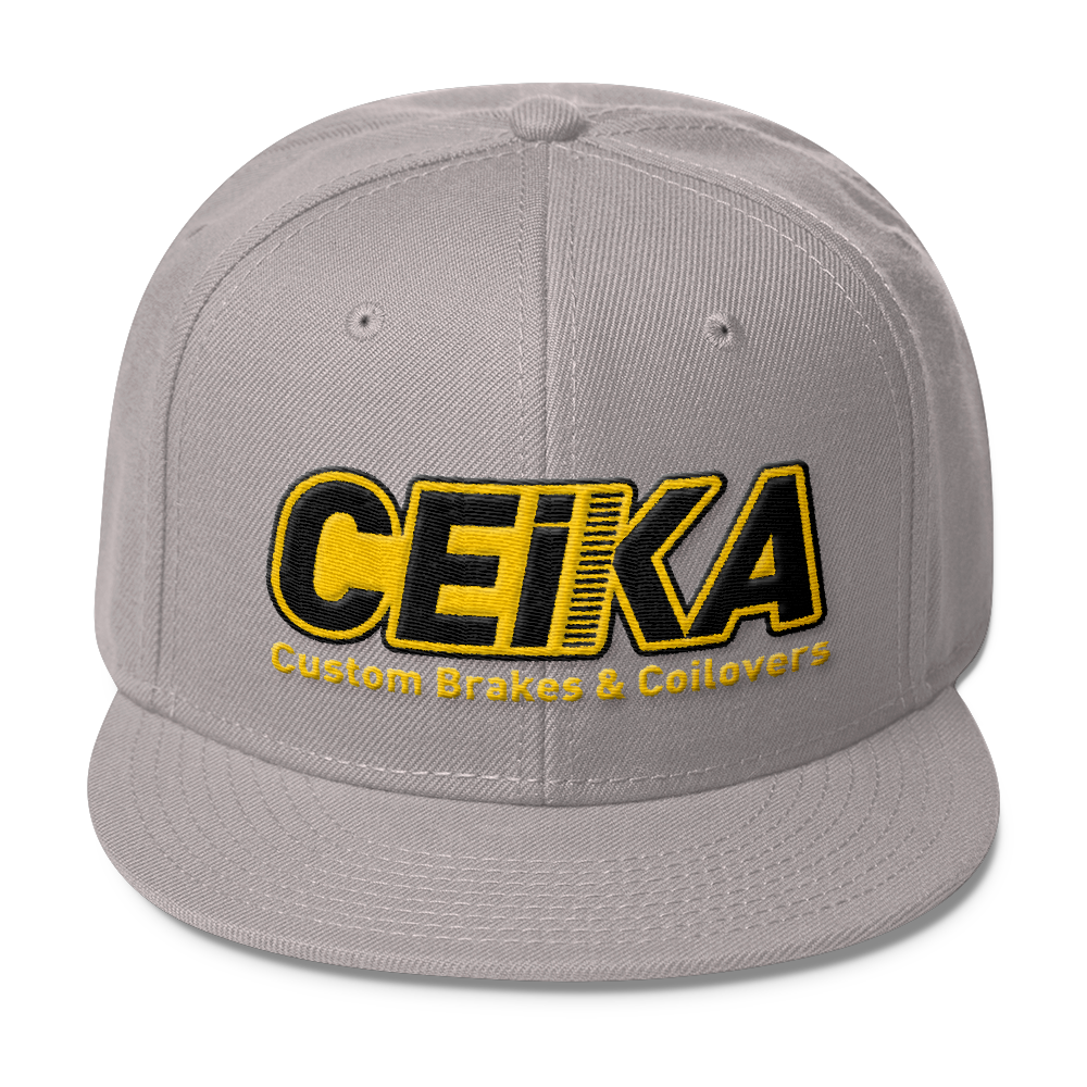 CEIKA by Otto Wool Blend Snapback Gold Logo