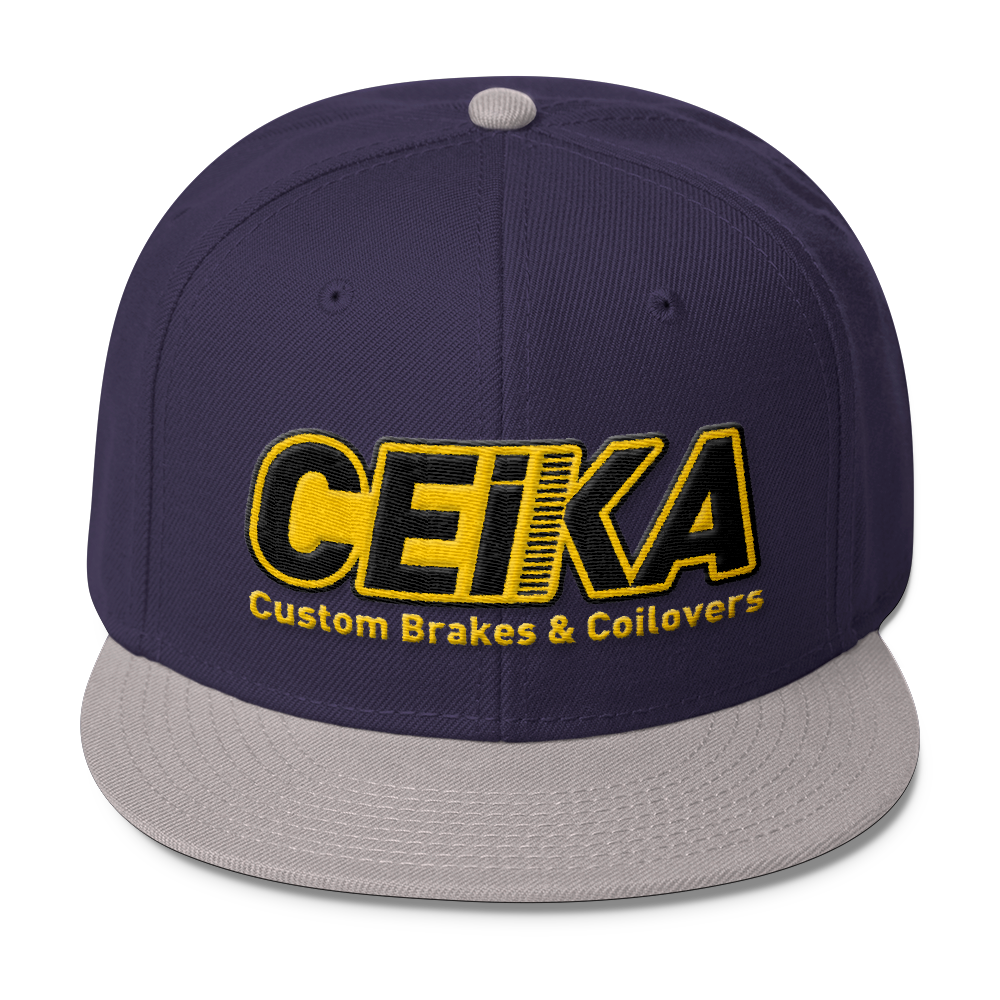 CEIKA by Otto Wool Blend Snapback Gold Logo
