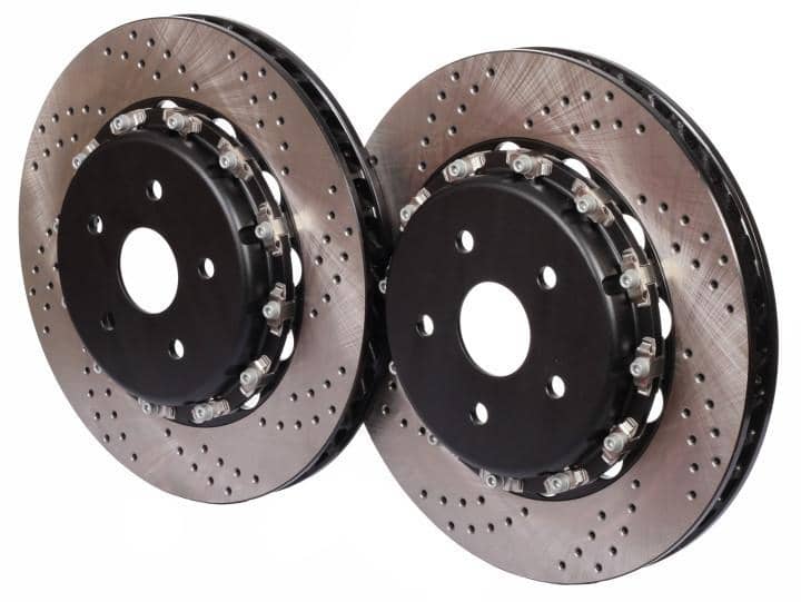Mitsubishi Evolution Ⅹ CZ4A (07~13) CEIKA 2-Piece 330x22mm Rear Disc/Rotor OEM Replacement - ceikaperformance